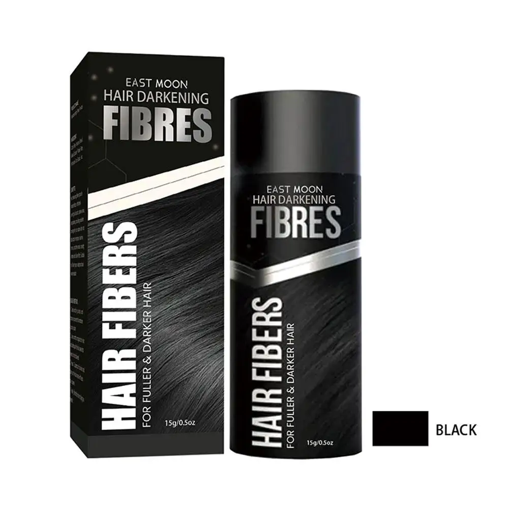 بخاخ ألياف الكيراتين لبناء الشعر ، 3 ألوان ، سماكة ، تساقط الشعر ، كونسيلر ، إعادة نمو ، مساحيق فورية ، V8u0 ، 15 جم