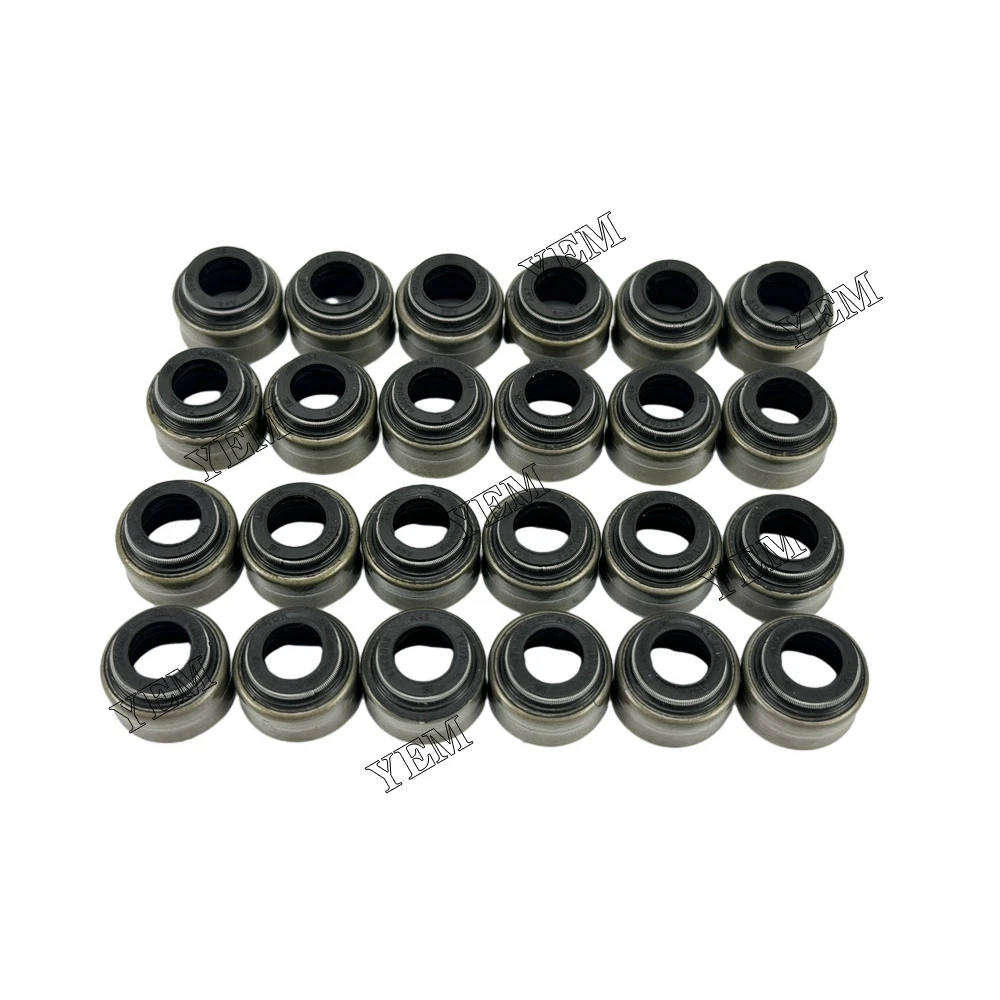 

For Cummins Valve Oil Seal 24pcs 4312008 ISX475 Engine Parts