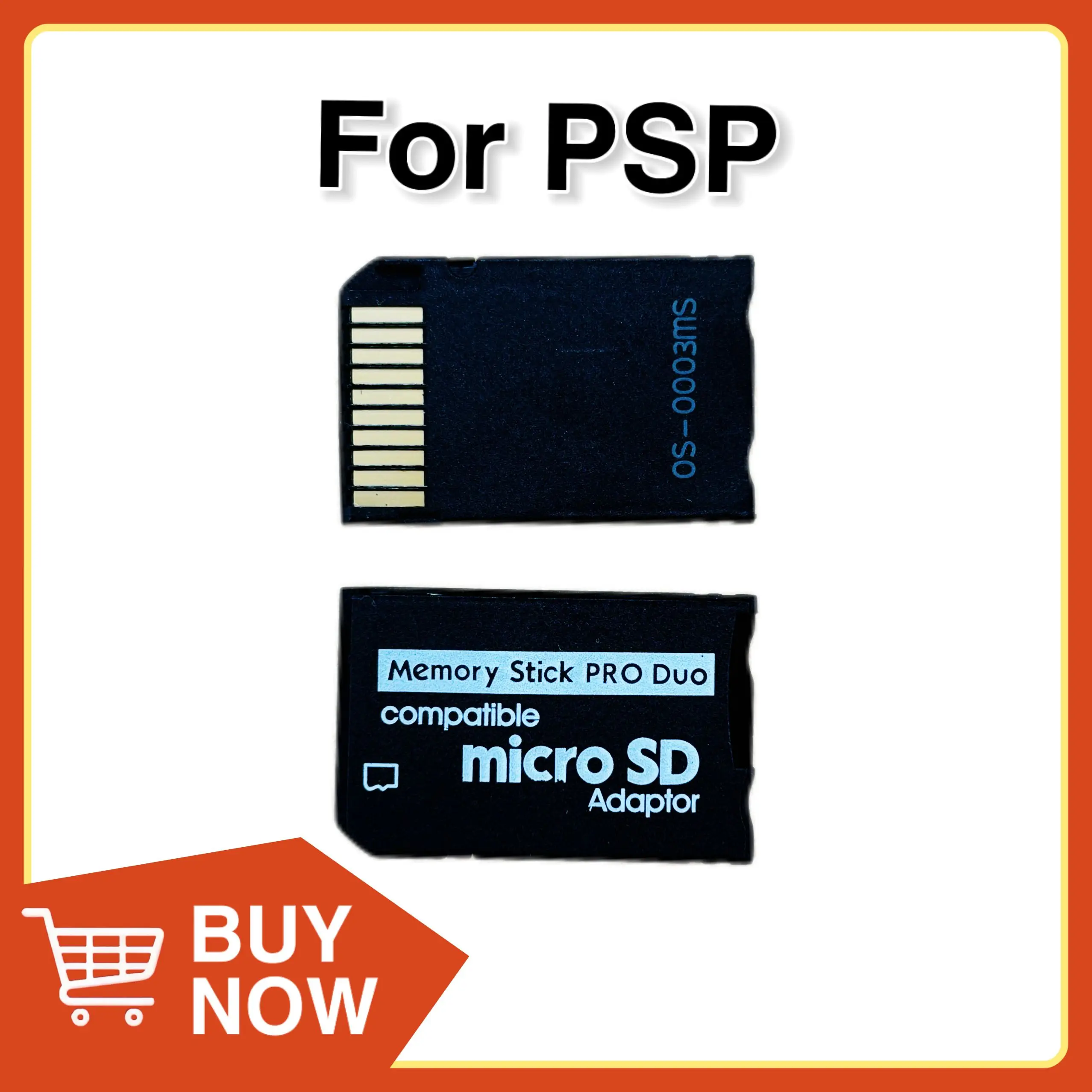 1-10 قطعة بطاقات SD لسوني و PSP سلسلة مايكرو SD SDHC TF إلى الذاكرة عصا MS Pro Duo PSP بطاقة محول أسود فتحة واحدة