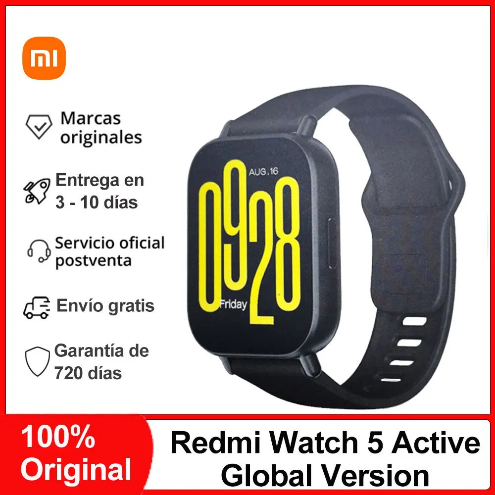 Xiaomi Redmi Watch 5 Active Smart Watch Bluetooth 5.3 Blood Oxygen Heart Rate Supports Bluetooth Voice Calls 2