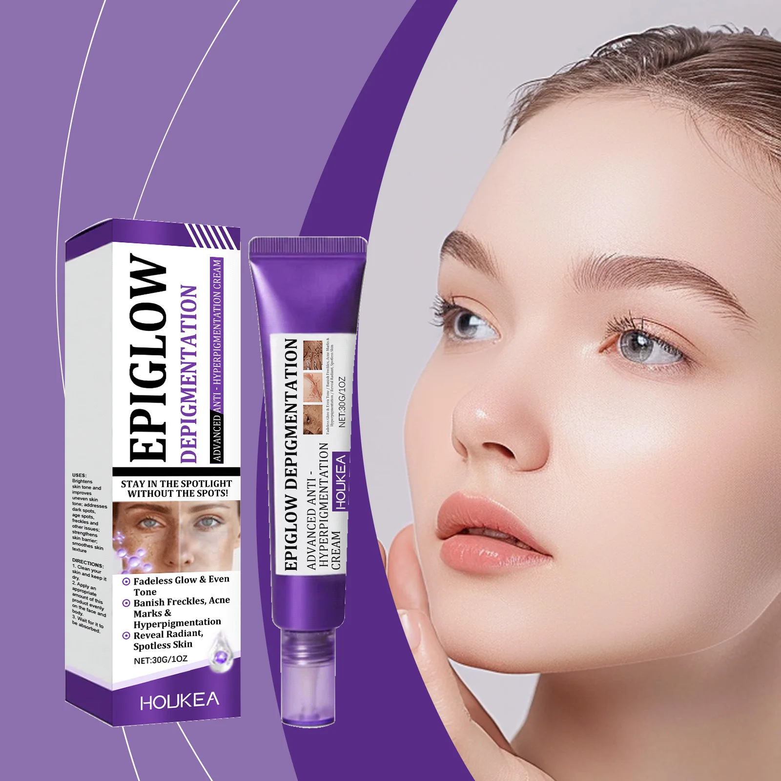 Whitening Freckle Cream Fade Melasma Anti Dark Spots Hyperpigmentation Repair Stain Melanin Removal Brighten Skin Care Product