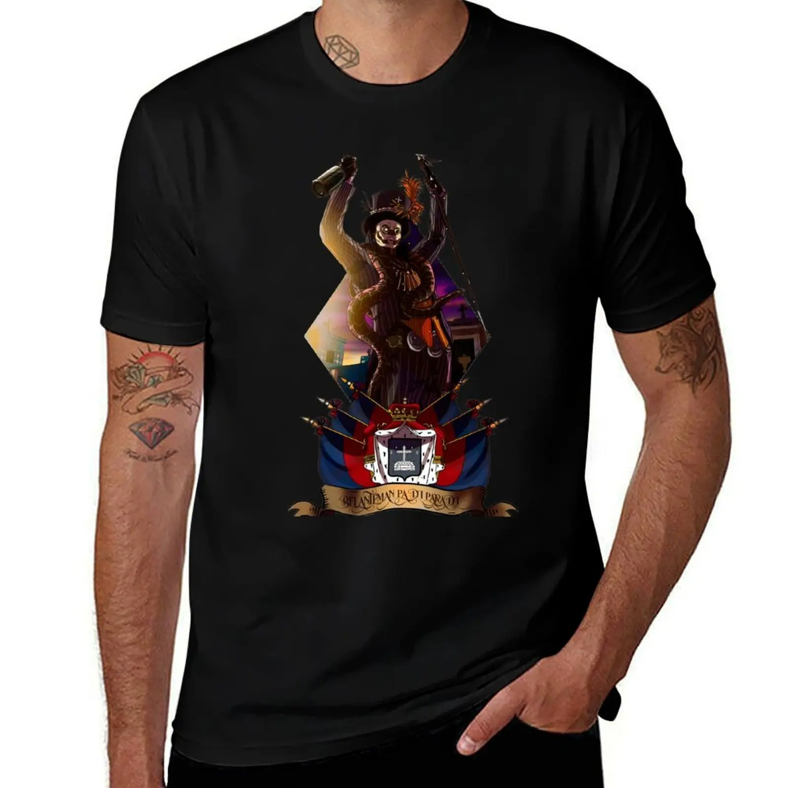 Baron Samedi, Variant T-Shirt Soft Stretch Short Sleeve Top T-Shirt