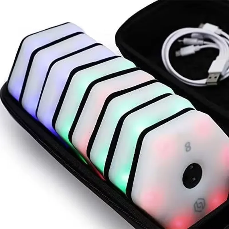 Light Sensitive Basketball Soccer Badminton Tennis Boxing Training Equipment with 8 Lights and App Control