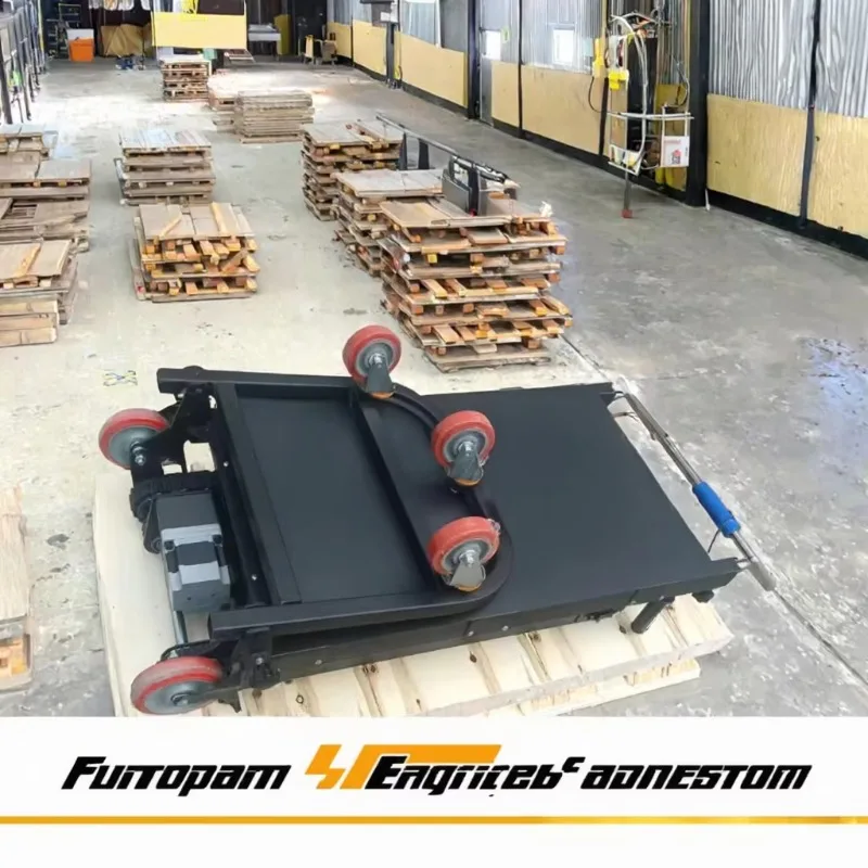 

3000W Electric Power Stair Climbing Hand Truck 500kg Load Capacity 2 Battery Iron Aluminium Crawler Belt Dolly Cart Three-Wheel