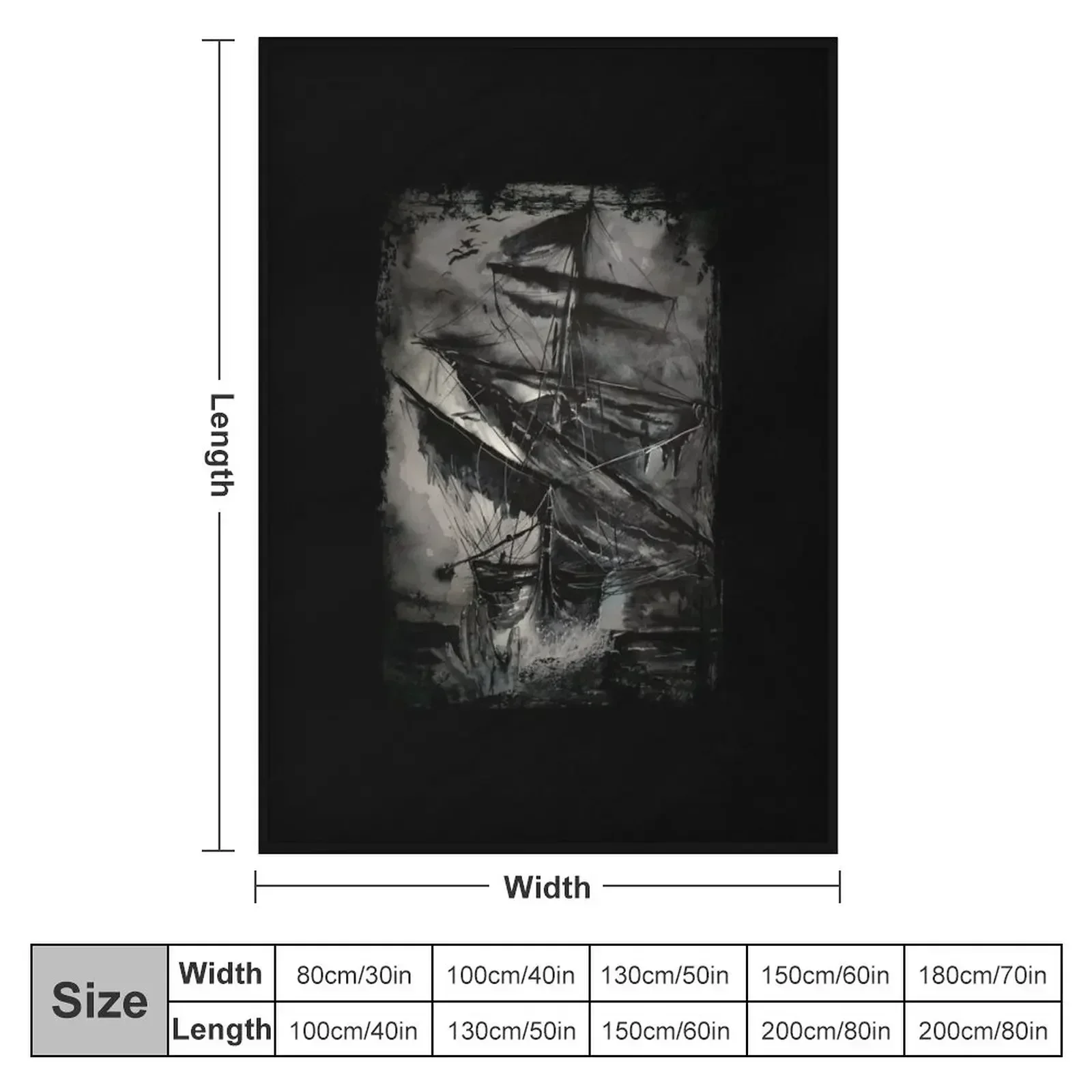 pirate ship Throw Blanket For Baby Heavy anime For Decorative Sofa Blankets