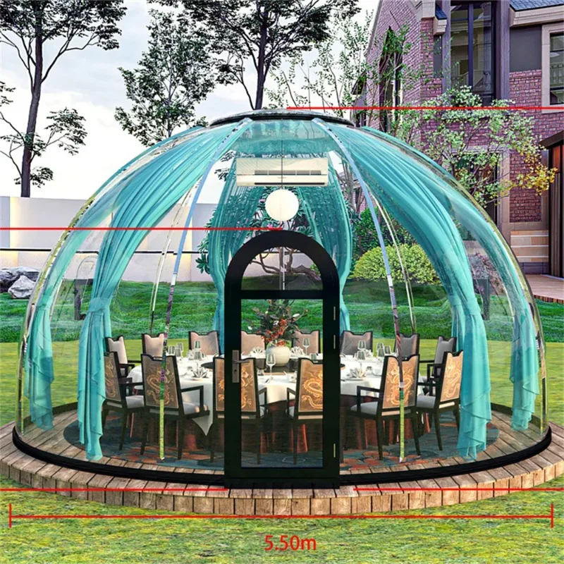 Commercial PC Inflatable Modern Transparent Bubble Balloon House Air Dome Tent Easy Installation Clear Bubble Dome Bubble room