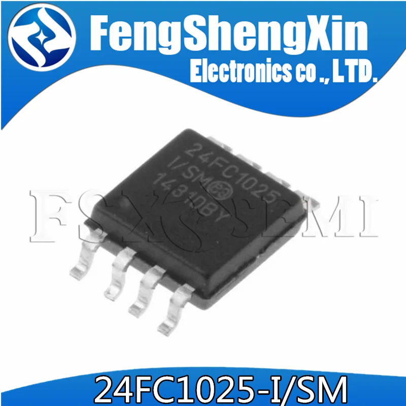 

10pcs/lot 24FC1025 24FC1025-I/SM IC EEPROM SOP-8