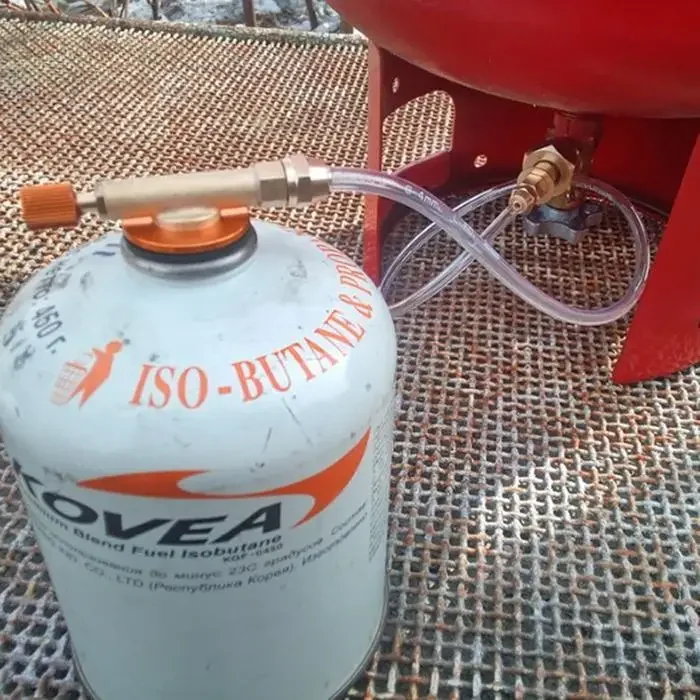 Adaptateur de remplissage de Propane pour cuisinière à gaz de Camping en plein air, connecteur de réservoir de carburant, tuyau de remplissage de cuisinière de Camping, Valve de remplissage de réservoir, randonnée Camping