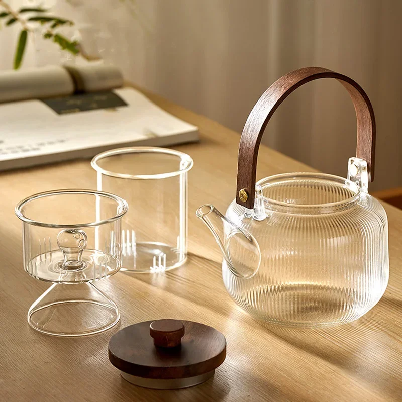 Glass Teapot Making Tea Household High-temperature Electric Ceramic Stove Tea Maker Fruit Tea Set