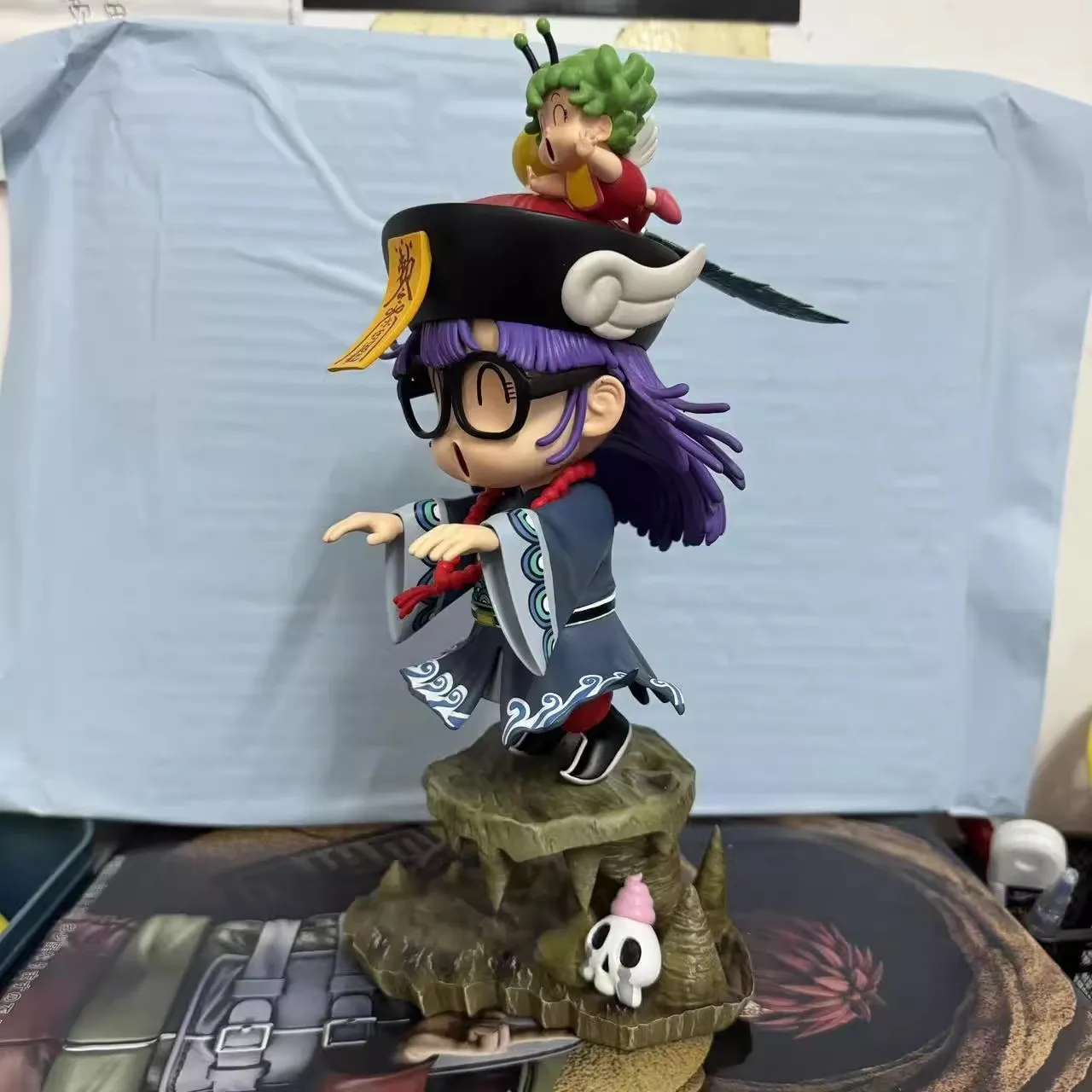 23cm Arale‌ Figure Dr. Slump Anime Figure Arale‌ Cos Zombie Action Figurine Pvc Models Gk Statue Collectible Toys Dolls Gifts