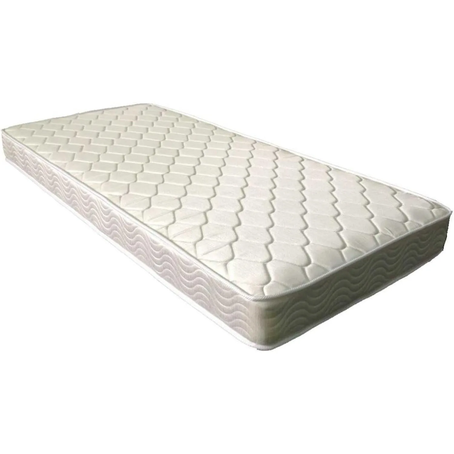 

6-Inch Twin Mattress with Euro Top – Firm Support, Gel Memory Foam, and Pocketed Coils for a Cool, Comfortable Sleep