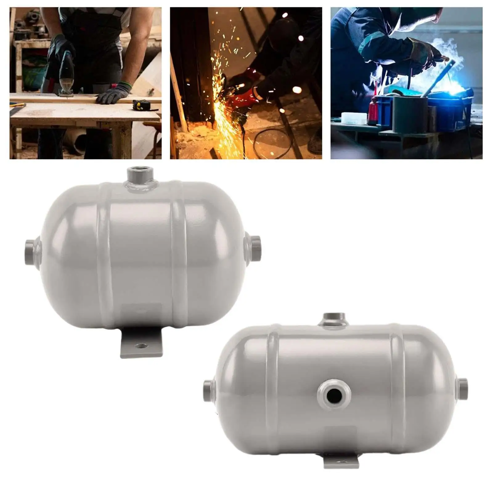 

Air Tank Sturdy Air Compressor Tank Air Reservoir Storage Tank G1/4 Thread Interface Mini Carbon Steel Empty Bottle Air Cylinder