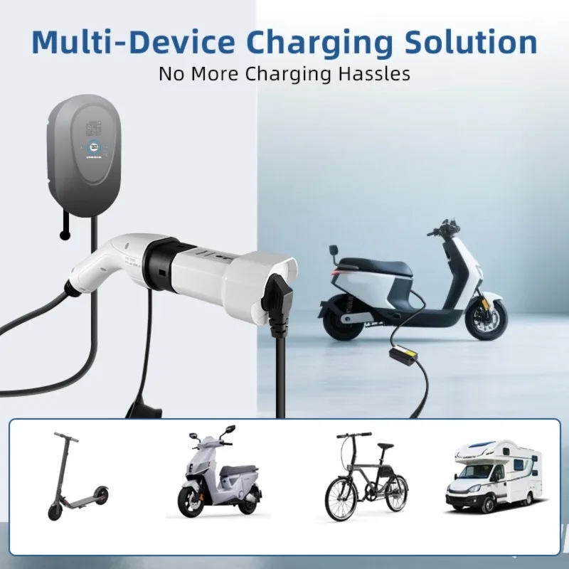 N26R-Type2 EV Conversion Discharger Portable Energy Electric Vehicle Schuko Socket 220V EU Plug Suitable For Outdoor Camping