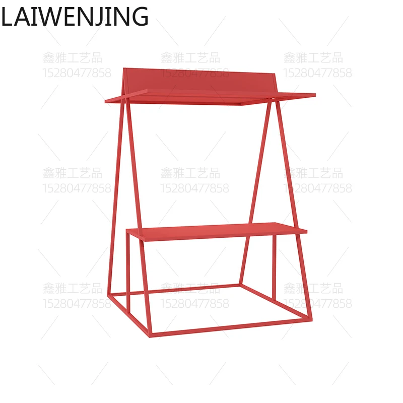 

HLZ wrought iron outdoor float night market market stall rack square stall rack sale disassembly and assembly display rack