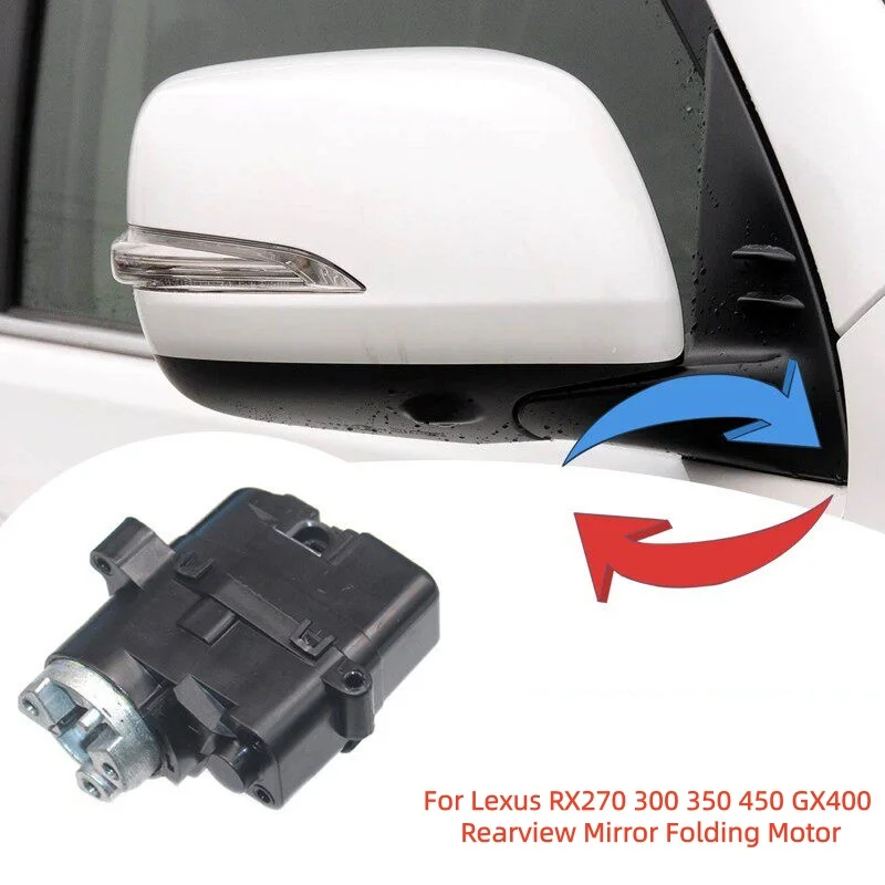 For Lexus RX270 300 350 450 GX400 Rearview Mirror Folding Motor Car Stuff  Automobiles Parts Accessories