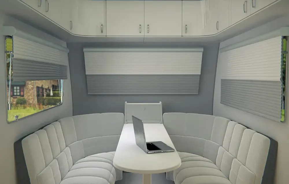 Sun Protection Double Cellular Rv Shades Roof Window Blinds And Skylight