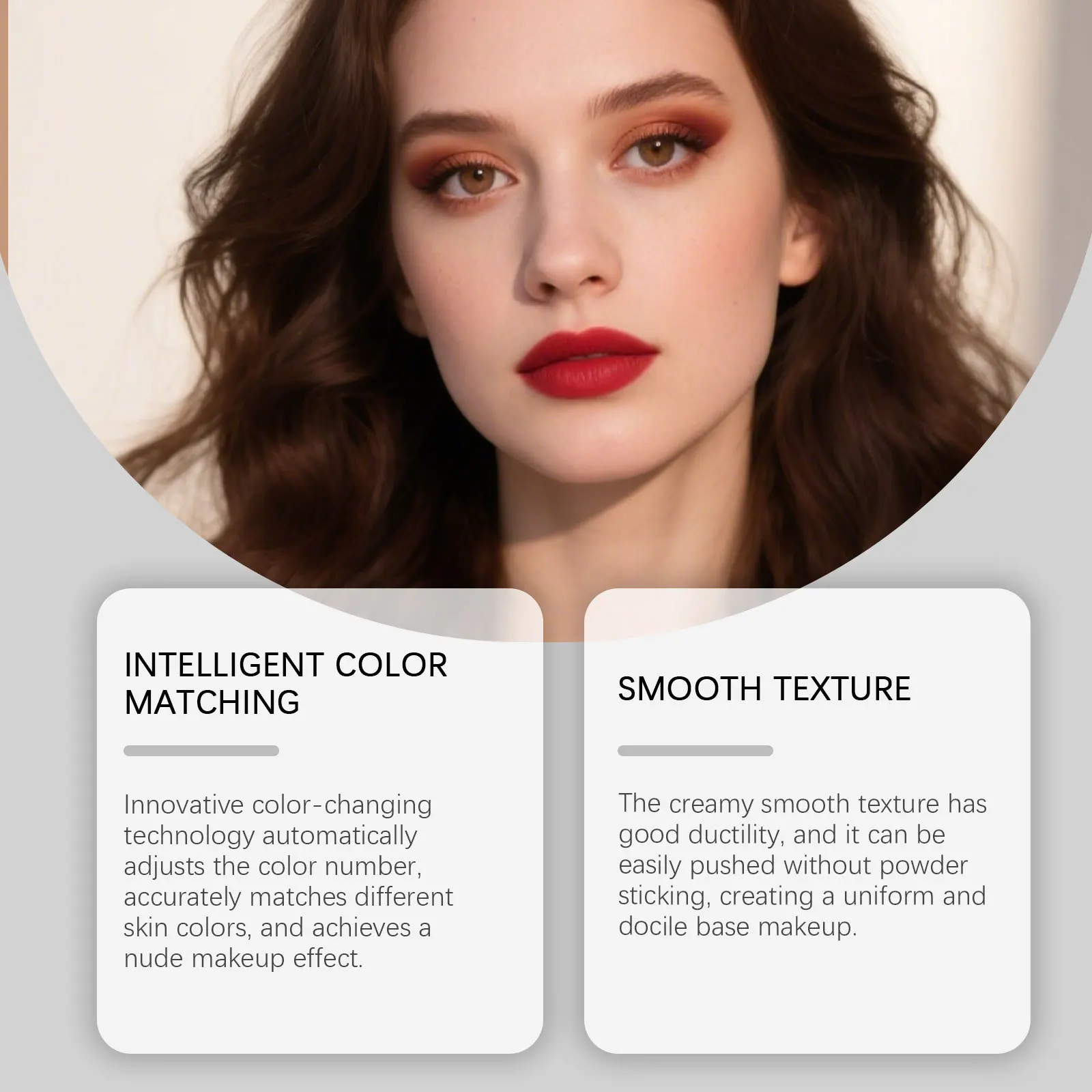 Mushroom Head Air Cushion Moisturizing Whitening Concealer CC Cream Foundation Waterproof Oil Control Long-Lasting Nude Makeup