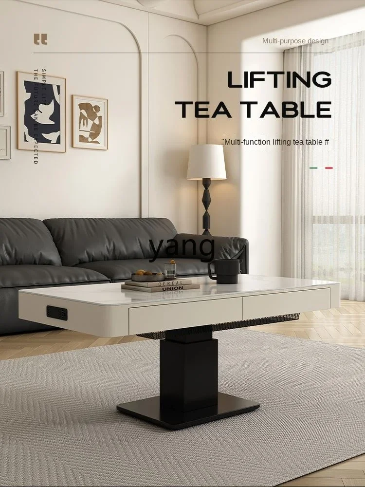 CX Modern Simple Multi-Functional Lifting Coffee Table Dual-Use Living Room Small Apartment