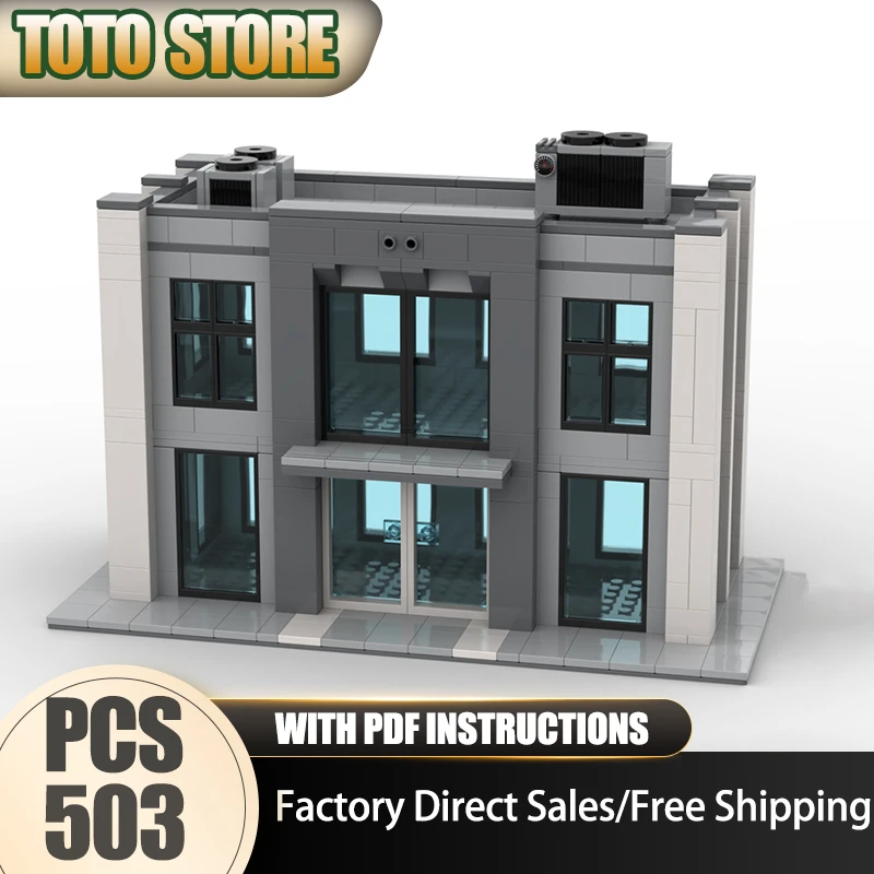 

Конструктор City Street View: Современный офис (модель из технологичных кирпичиков), игрушка для самостоятельной сборки, подарок на праздники