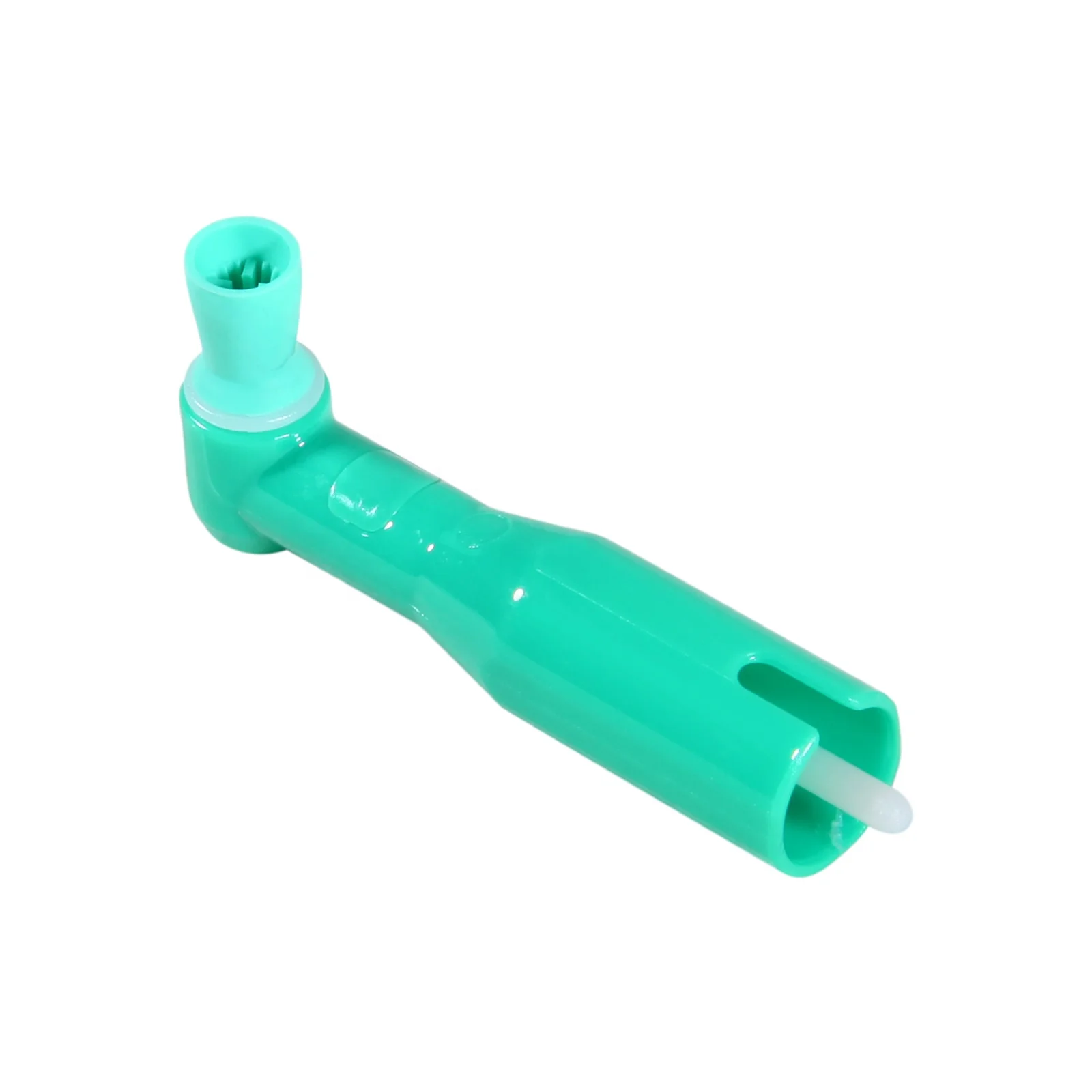 Hot Selling! Den tal Small Head Disposable Prophy Angles Soft Cup Latex Free Right Angle 90 Degree angle Green Color