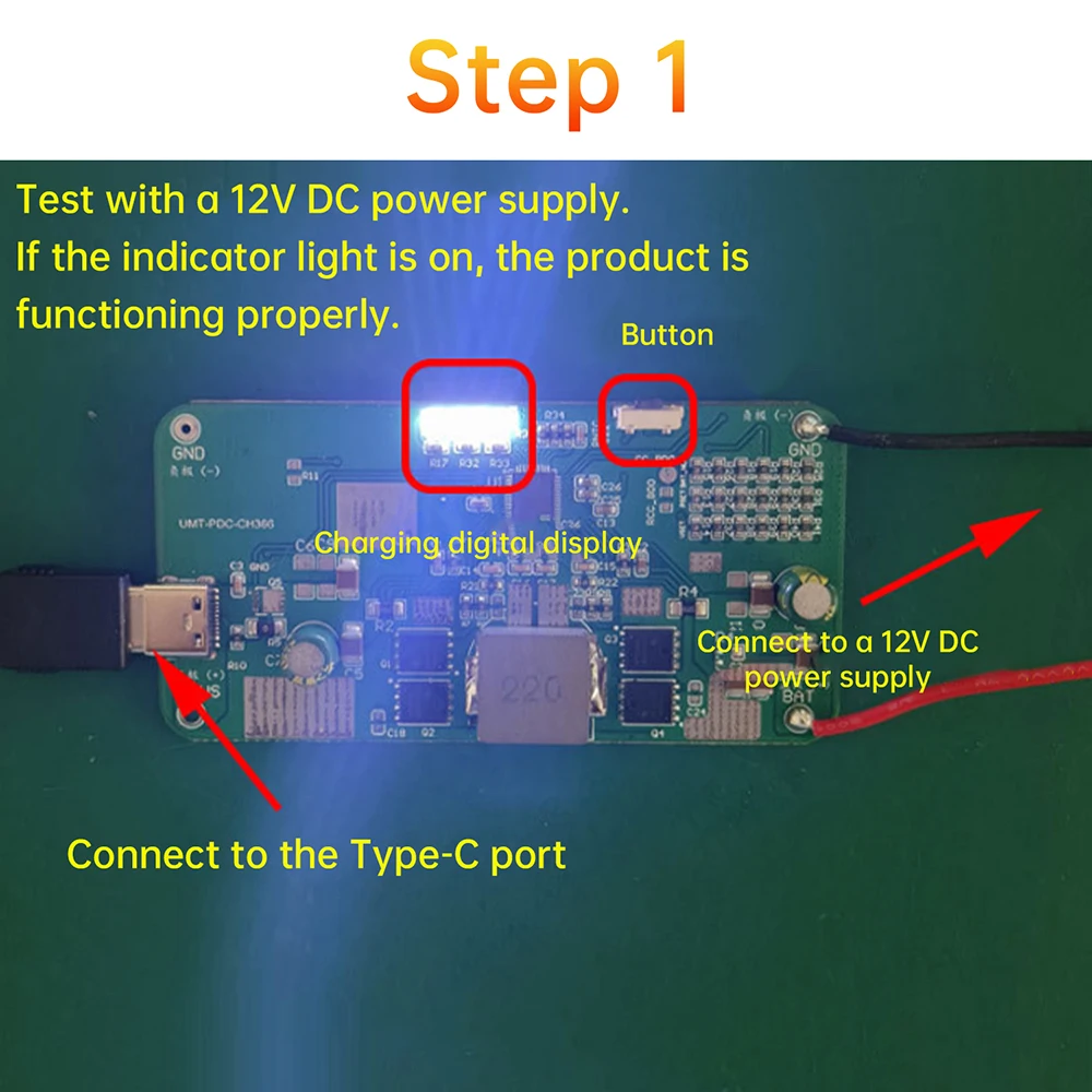 PD140W Module d'alimentation Mobile à Charge rapide bidirectionnelle 2S-6S Charge de batterie au Lithium Li-ion Lifepo4 Protection carte mère