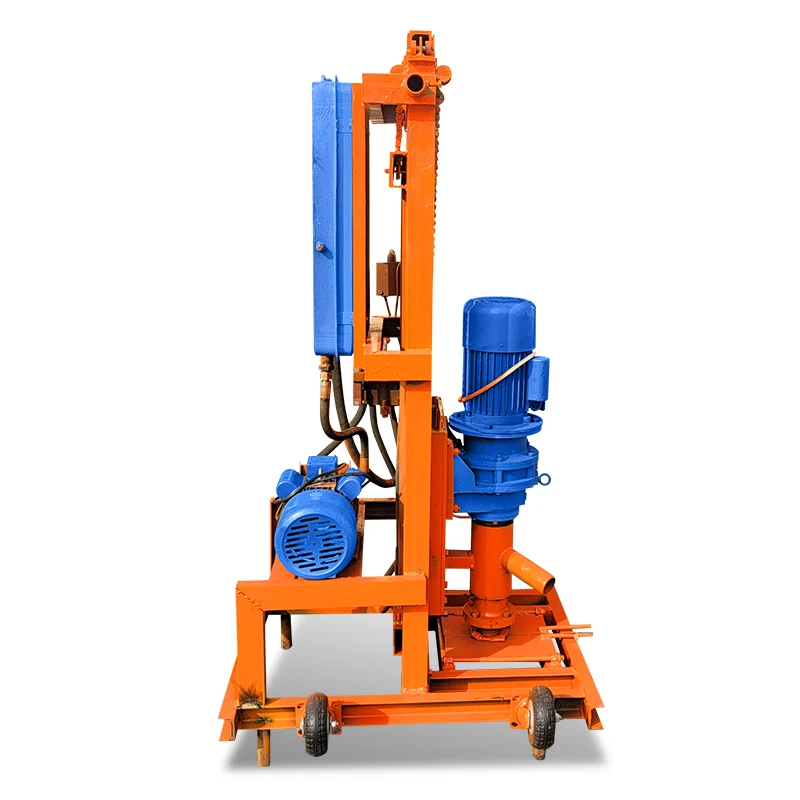 Customized Small Portable Diesel Hydraulic Mini Borehole Water Well Drilling Machine Rig Price