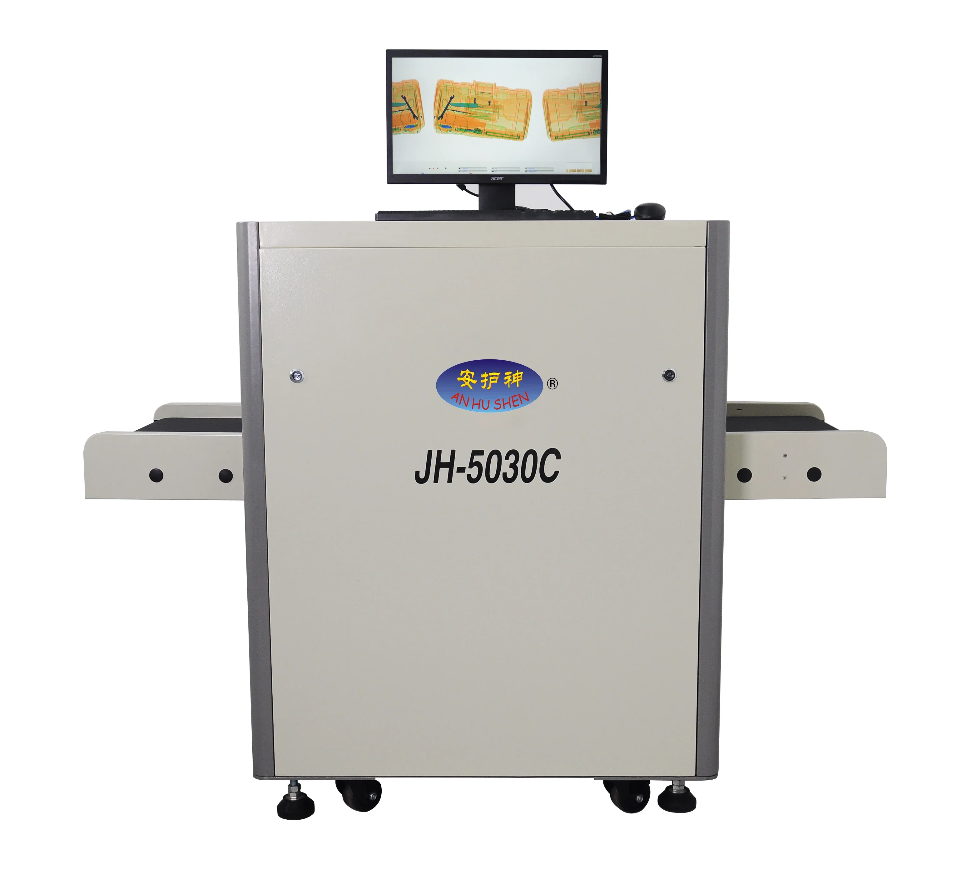 5030C High Precision Automatic Alarm Airport Dual Energy Security X Ray Machine Scanner  Baggage Inspection System