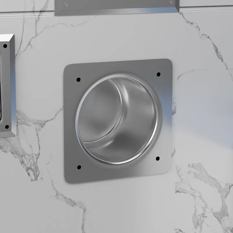 Stainless steel paper reel tissue box for the conversation room of the prison detention center, concealed embedded toilet,