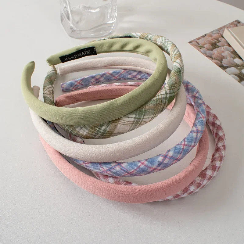 Thin Sponge Hairband Spring Summer Women's Girls Elegant Head Band Makeup Face Wash Hair Hoop Fashion Hair Accessories