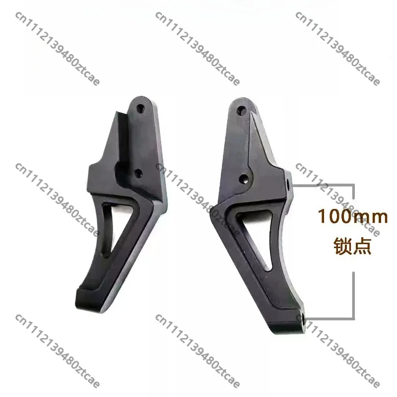 Motorcycle Custom Floating Brake Rotor & 4 Pot Caliper Adapter Mount Fit Kove 450RR New Player Bike Replacement Parts