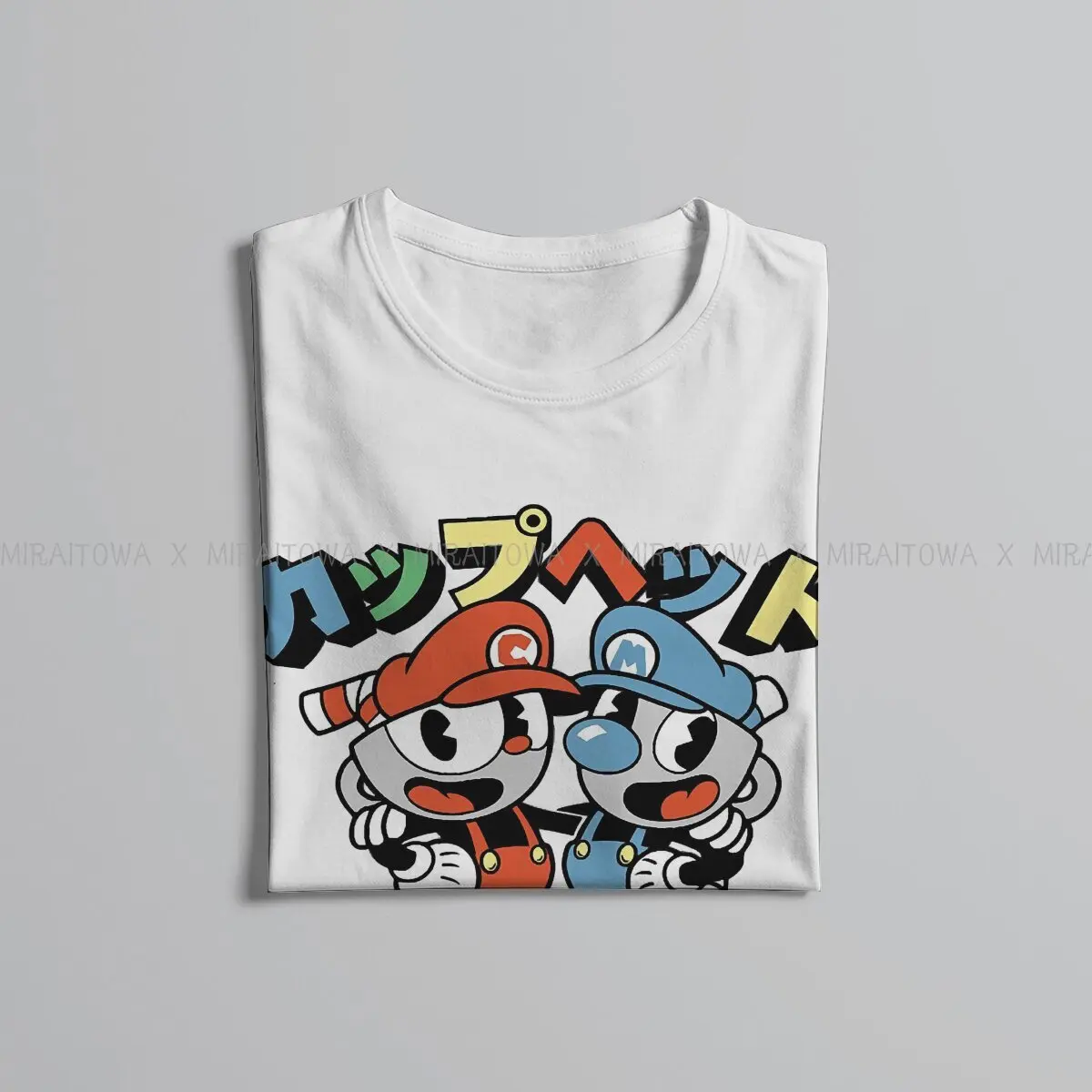 Mugman  Graphic TShirt Cuphead Battle Adventure Game Printing Tops Comfortable T Shirt Men Short Sleeve Special Gift Clothes