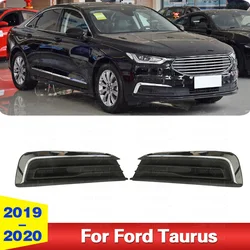 For Ford Taurus 2019 2020 Low Configuration Front Bumper Fog Light Cover Grille Replacement Lamp Frame No Hole