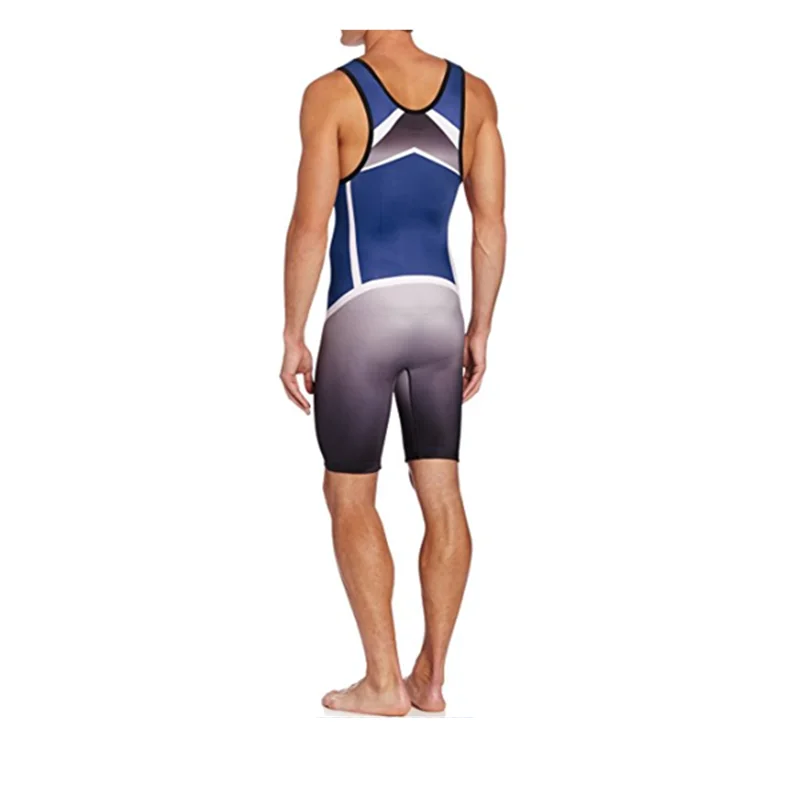 3 Farbe Wrestling Singlets Bauch kontrolle tragen Fitness studio Triathlon Powerlifting Kleidung Schwimmen Laufen Skinsuit Jugend & Erwachsene
