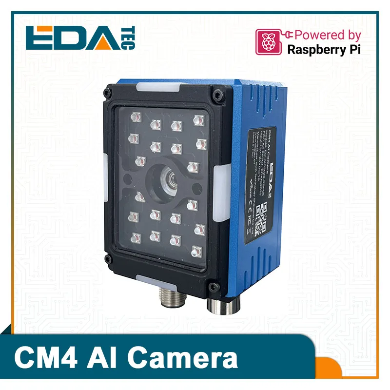 Chipboard Pi CM4 Al Camera ED-AIC2000-020G06F-108100 2 Million Pixels Quad Core Cortex-A72 (ARM V8) 64-bitSoC LPDDR4