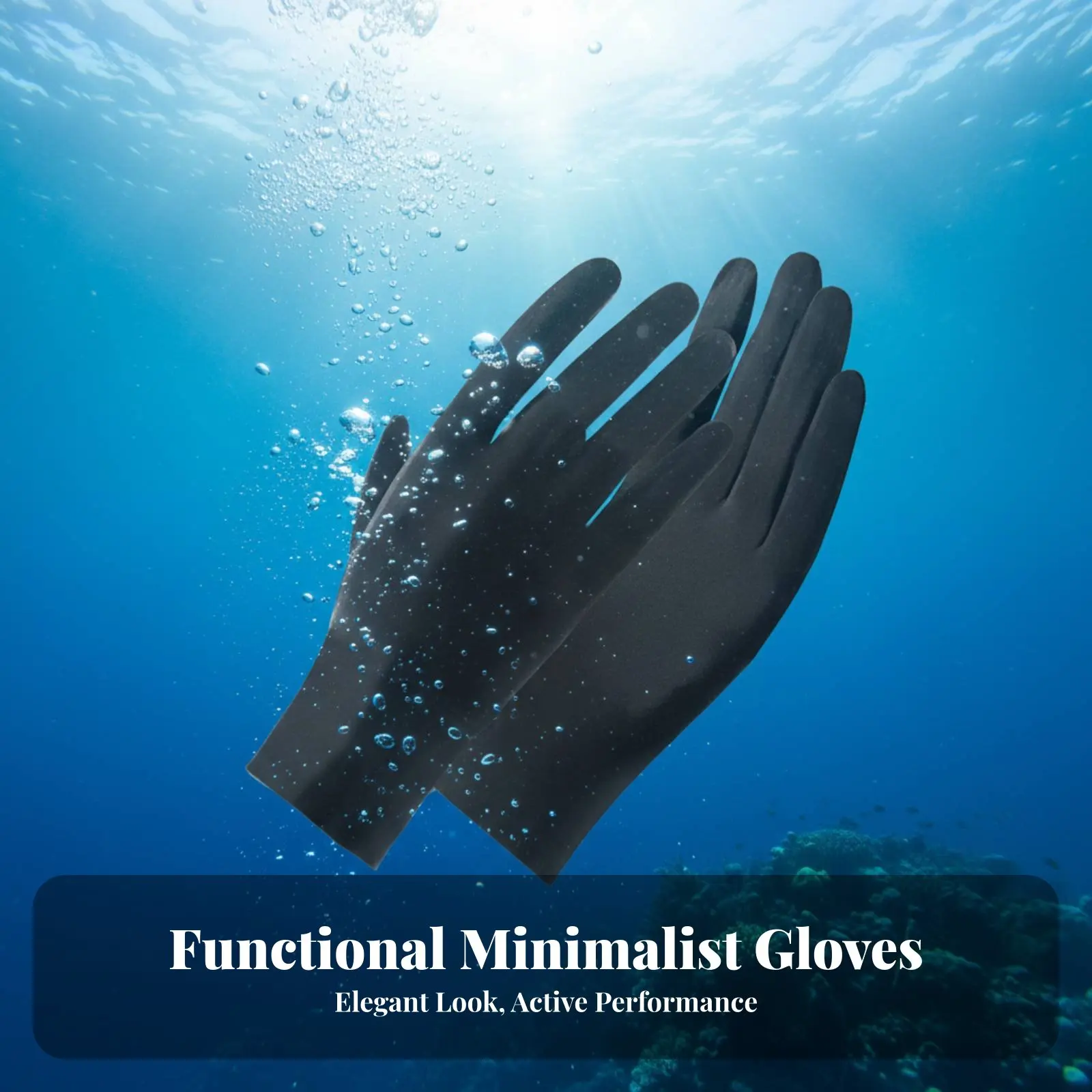 

2 Pieces Sun Protection Beach Gloves Flexible and Comfortable Non-Slip Diving Gloves Watersports Gear Long-Lasting Construction