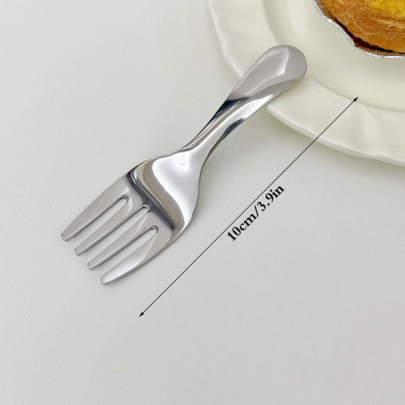 Colher redonda de aço inoxidável premium; Colheres de sobremesa elegantes douradas para acessórios de cozinha