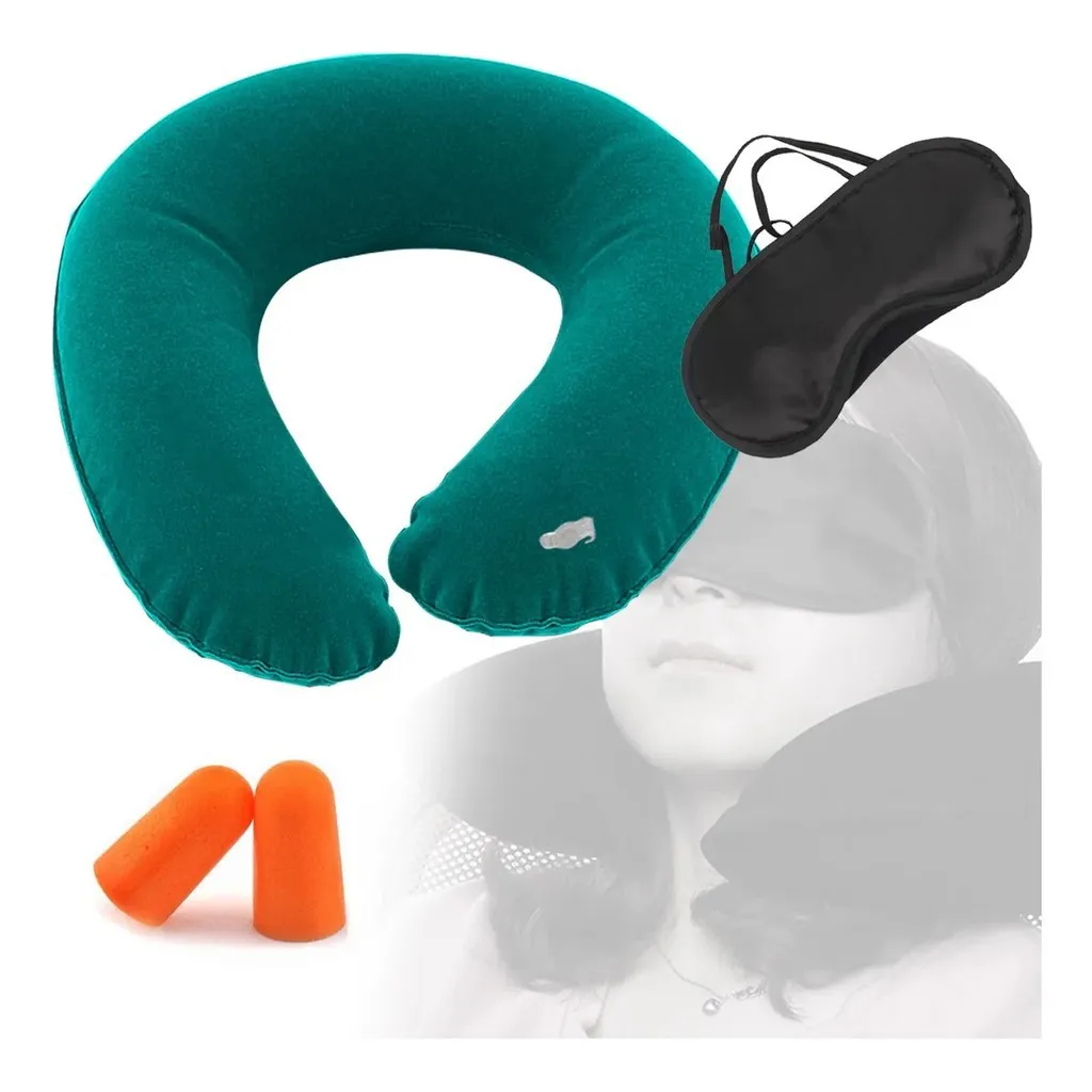 Travel Kit Cushion Inflatable Mask Protector Rest