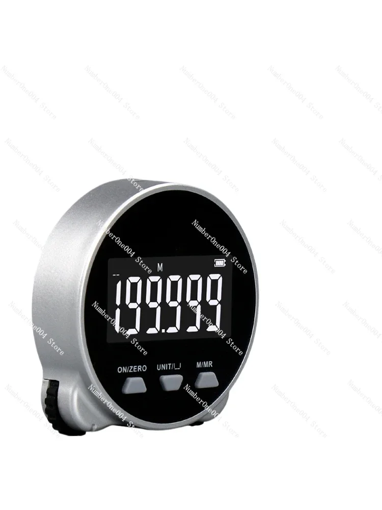 Mini electronic digital display rolling wheel rangefinder curved measuring ruler irregular cylindrical diameter calculation