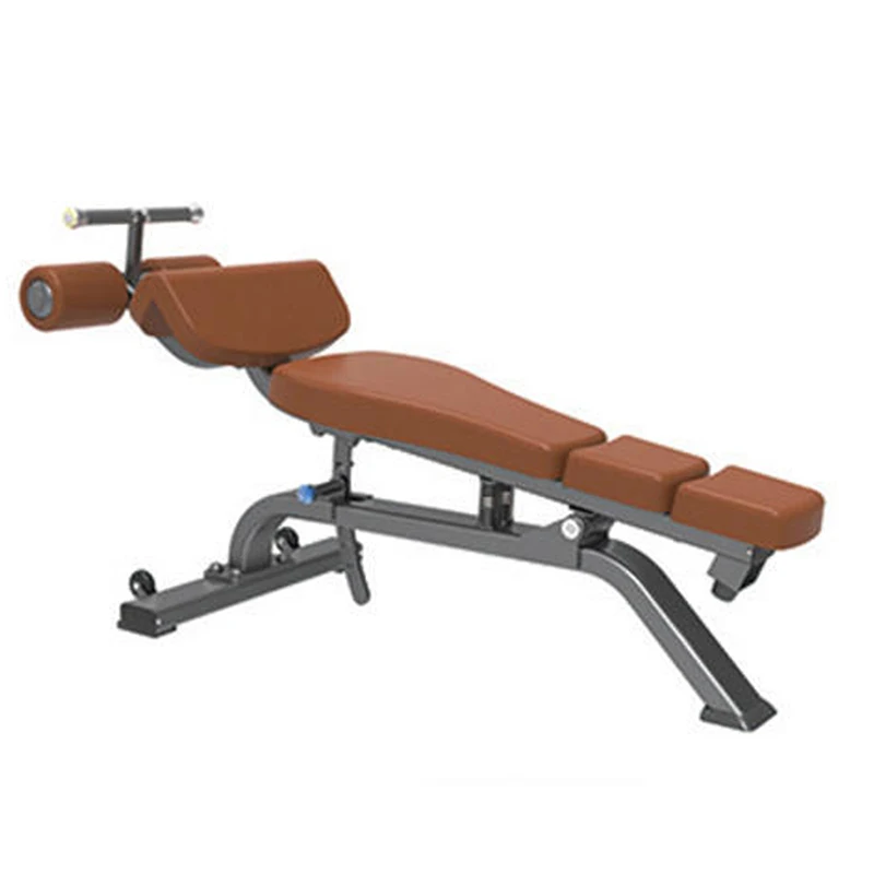 

Commercial Gym Machine Abdominal Crunch Dumbbell Bench Back Extension Sit Up Weight Adjustable Decline Bench 2025 New