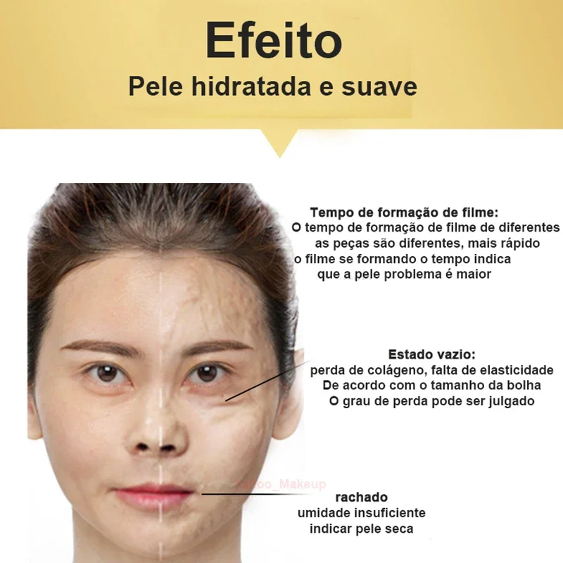 Mascarilla milagrosa coreana, polvo liofilizado de reparación de polipéptido de oligopéptido, Natural puro, antiarrugas, blanqueamiento