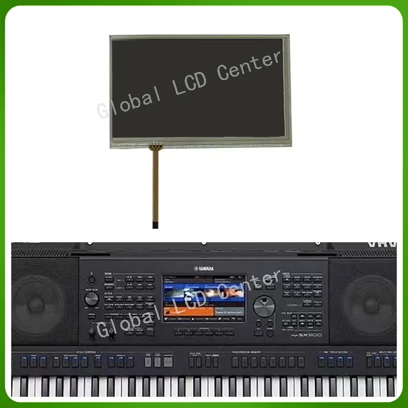 

7-дюймовая ЖК-панель с дигитайзером сенсорного экрана для Yamaha PSR SX900 PSR SX700