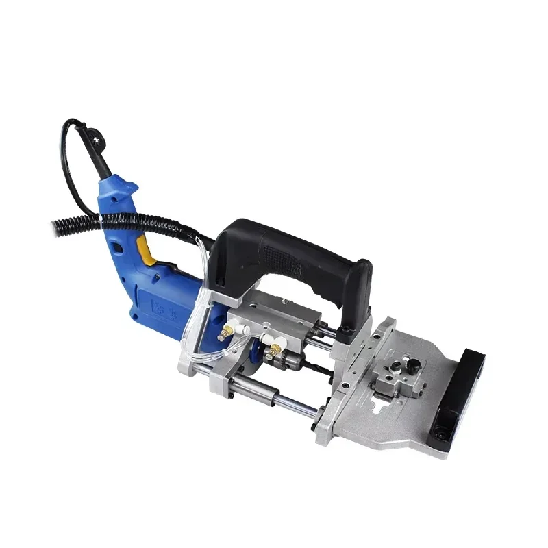 Portable hand-held side hole drilling machine for pneumatic side hole drilling cabinet drilling tools for wood furniture
