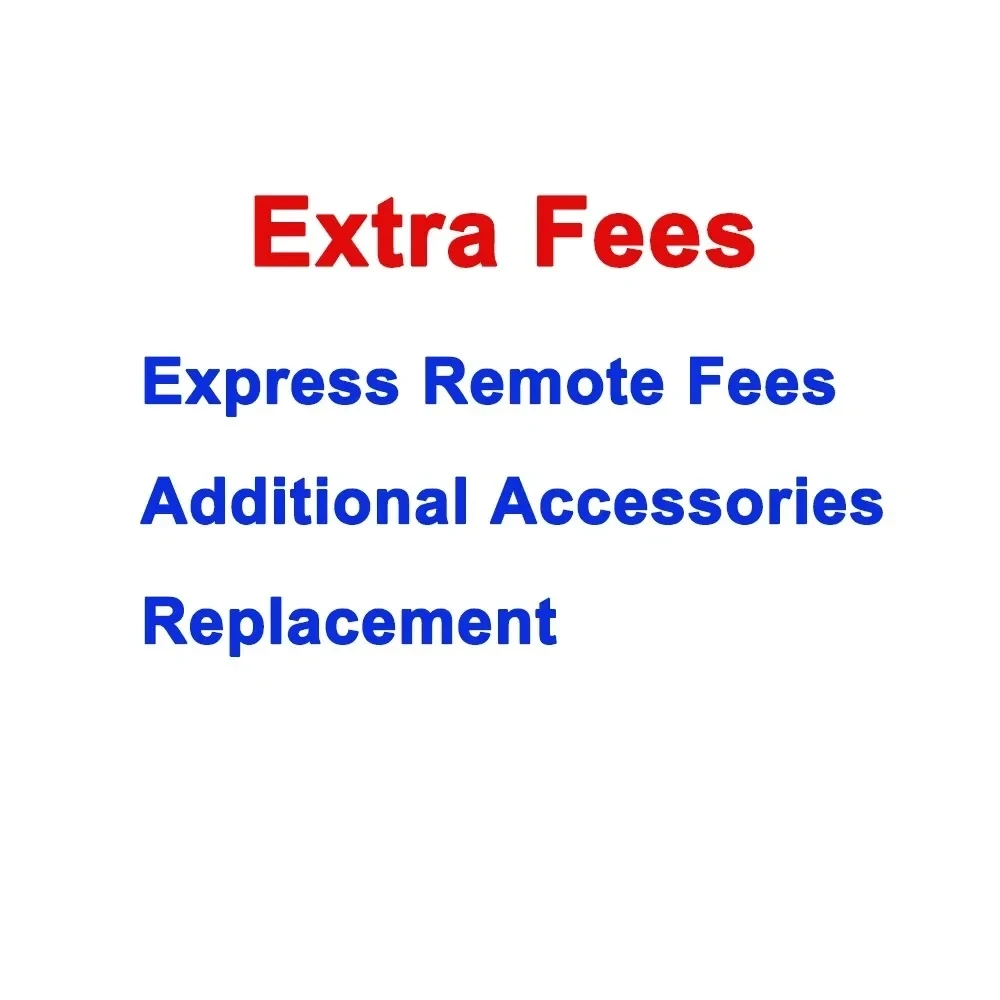 Small Accessories | Extra Fee Notice | Remote Express & Replacement Service | Please Order Carefully