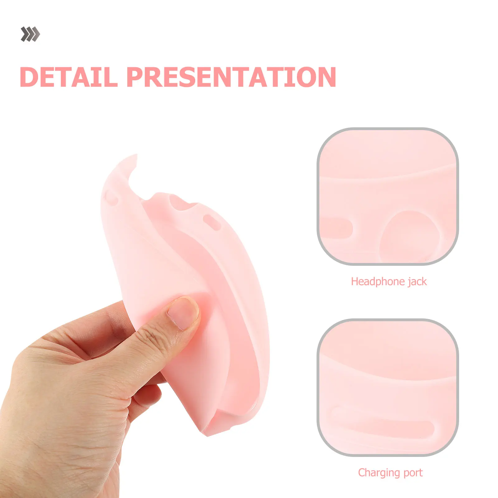 

1 set 1 Set Tpu Wireless Headphone Cover For Scratch Resistant Drop Proof Protective Case Earphone Sleeve Headphone