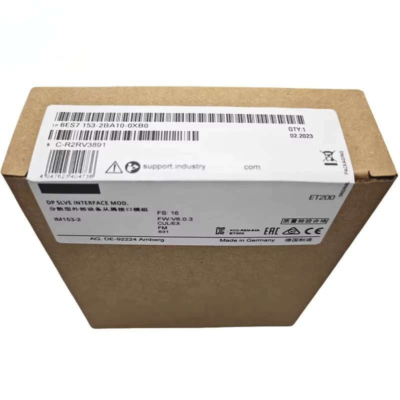 

New Original 6ES7153-2BA10-0XB0 6es71532ba100xb0 Interface Module 1762 Series Warehouse Stock