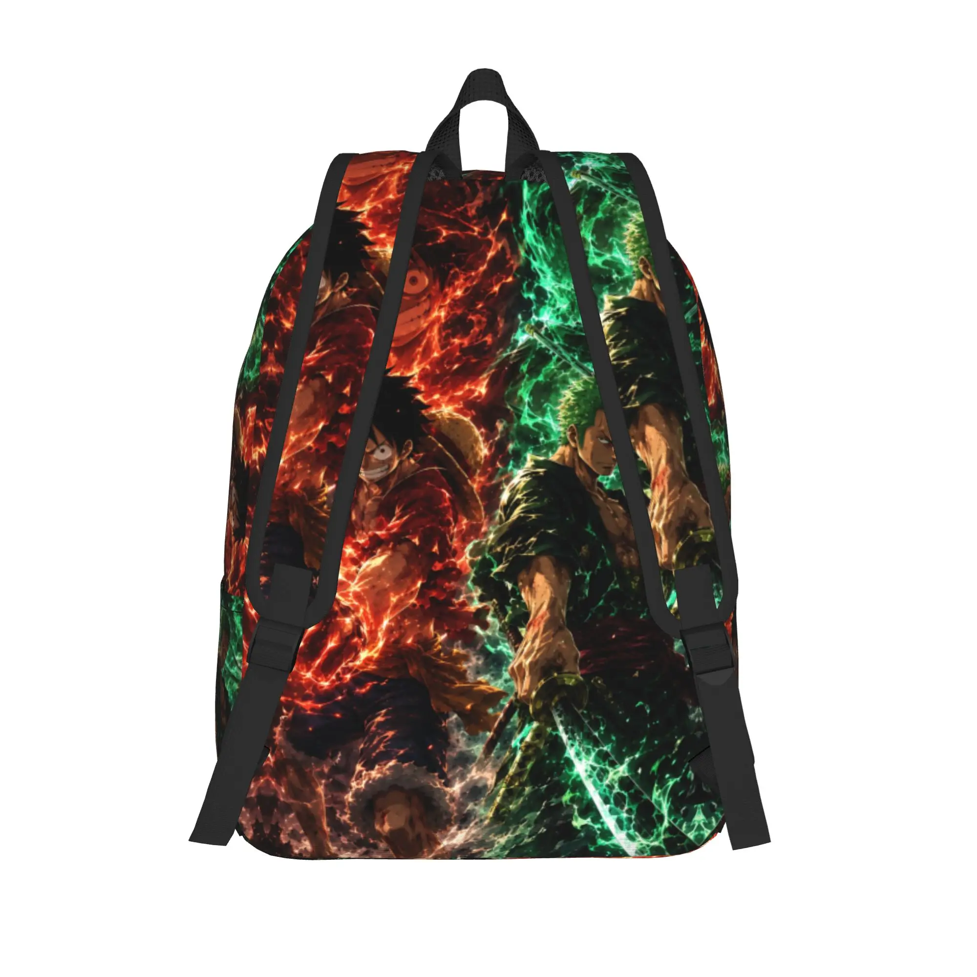 Fashion One Piece Anime Backpack Shonen anime Mochilas Daily Hiking Zipper Closure Rucksack