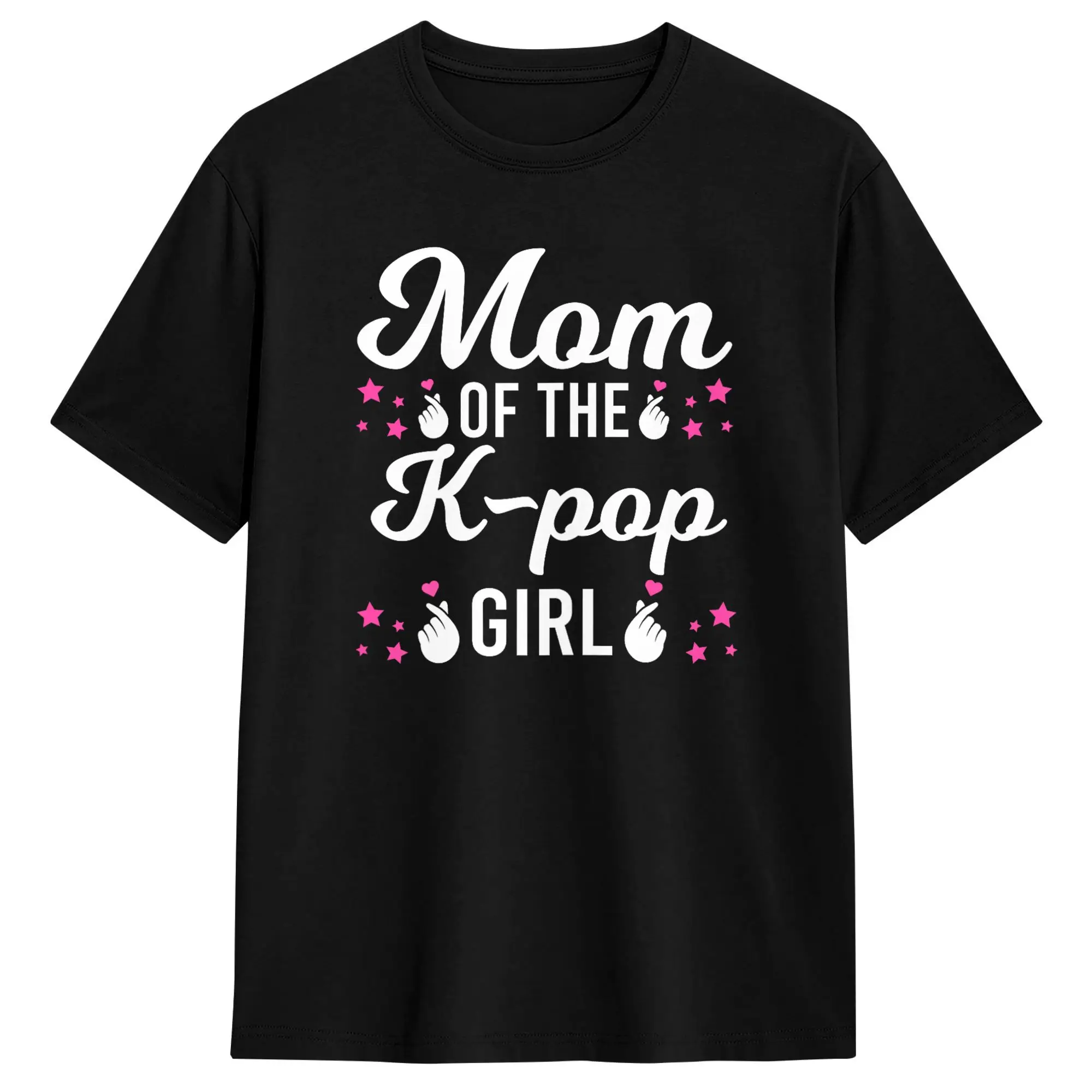 Mom of The K Pop Birthday Korean Music T Shirt Summer Harajuku T-Shirts Pure Cotton Crew Neck Plus Size Clothing Classic Tops