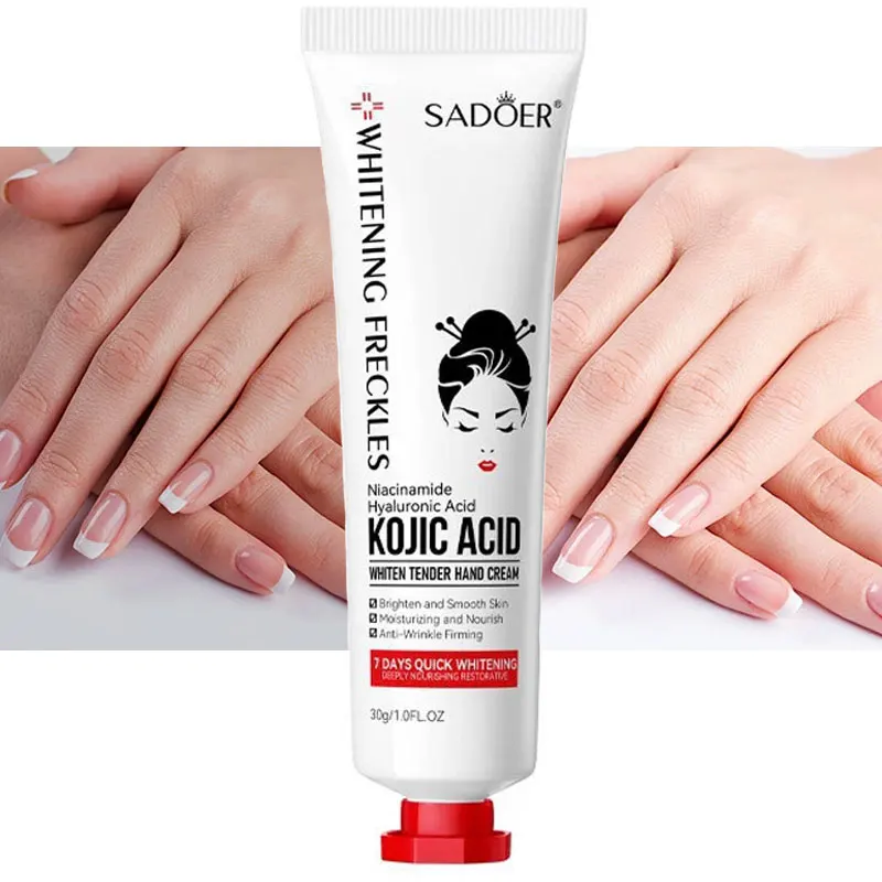 

Kojic Acid Cream Fade Dull Hand Body Fast Smooth Nourish Lotion Lightening Dark Skin Brightening Moisturizing Bleaching Cream