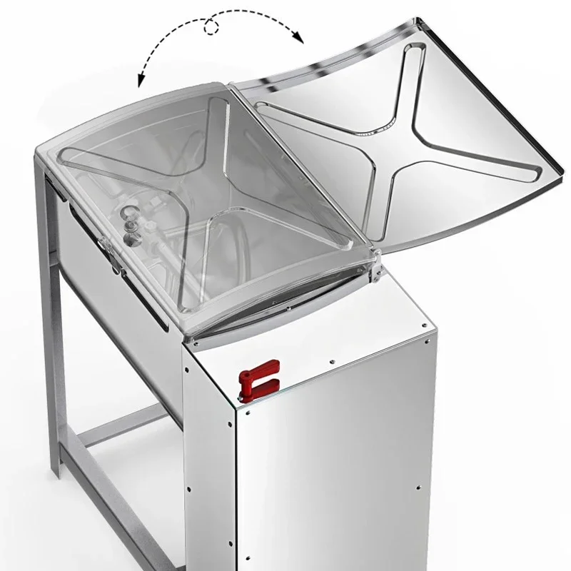 Commercial Noodle Kneading Machine Fully Automatic Kneading Noodle Mixing Noodle Large Capacity Flour Mixer Dough Mixer view 6