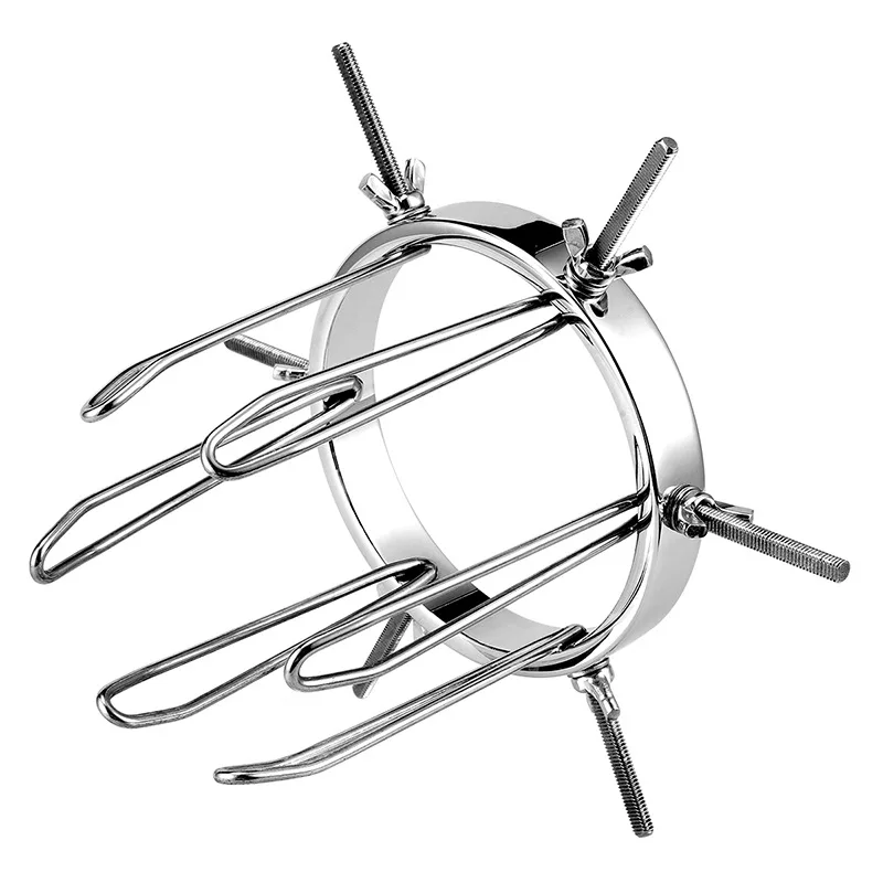Adjustable Huge Stainless Steel Anal Dilator Metal Vaginal Speculum Fisting Vaginal Dilator Anal Training dildos Adult Sex Toys view 2